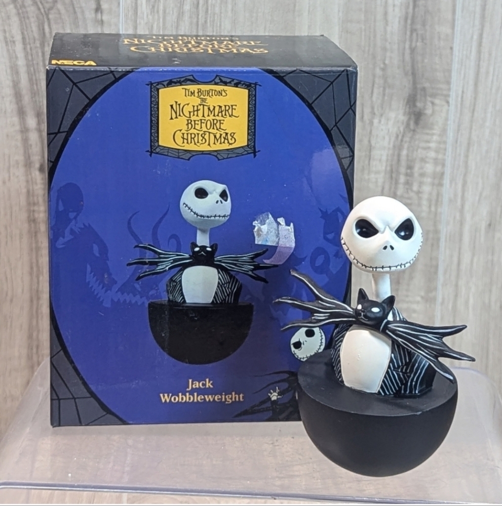 Tim Burton The Nightmare Before Christmas Jack Skellington WobbleWeight  NEW VTG